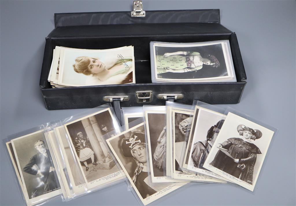 Postcards - Edward VII - Queen Elizabeth II - 312 cards - Actors and Actresses, including: Gladys Cooper, Ellen Terry, Edna May, Kitty